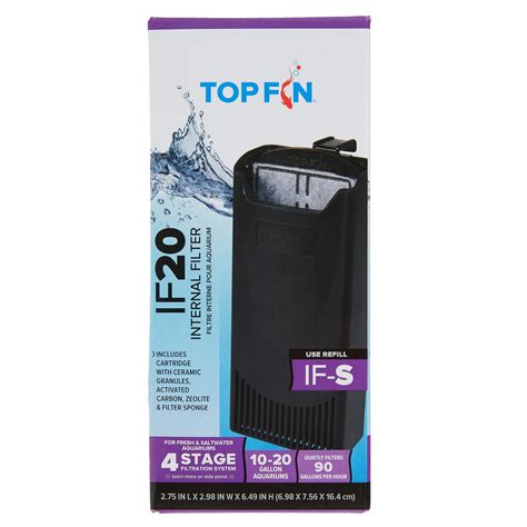 top fin 20 gallon aquarium filter|top fin sf20 sponge filter.